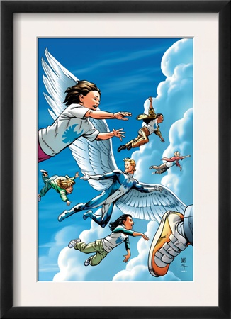 X-Men Unlimited #8 Cover: Angel Charging by Cliff Richards Pricing Limited Edition Print image