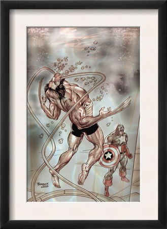 Wolverine Captain America #3 Cover: Wolverine And Captain America by Tom Derenick Pricing Limited Edition Print image