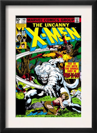 Uncanny X-Men #140 Cover: Wolverine And Wendigo by John Byrne Pricing Limited Edition Print image