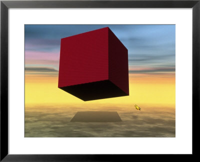 Cube And Butterfly by Chuck Pittman Pricing Limited Edition Print image