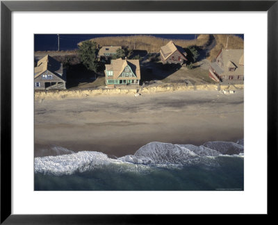 Aerial View Of Residential Area Near Ocean, Ri by Henry Horenstein Pricing Limited Edition Print image