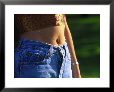 Pierced Bellybutton by Mitch Diamond Pricing Limited Edition Print image