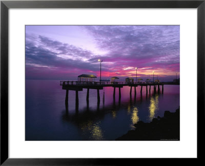 Seattle Waterfront, Fishing Pier On Elliott Bay by Jim Corwin Pricing Limited Edition Print image