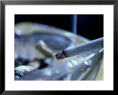 Cigarette In Ashtray by Iain Sarjeant Pricing Limited Edition Print image