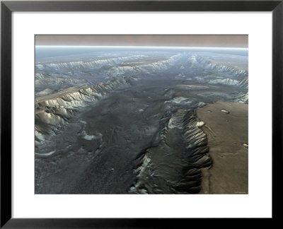 Valles Marineris, The Grand Canyon Of Mars by Stocktrek Images Pricing Limited Edition Print image