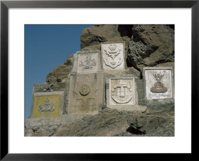 British Army Insignia, Khyber Pass, Pakistan by Robert Harding Pricing Limited Edition Print image
