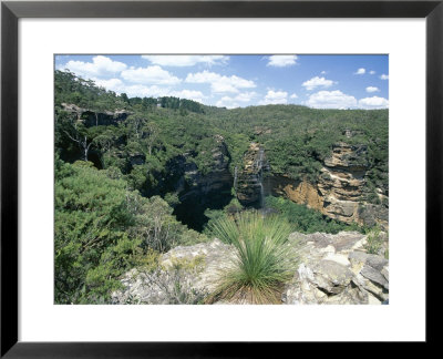 The Wentworth Falls, 300M High, On The Great Cliff Face In The Blue Mountains, East Of Katoomba by Robert Francis Pricing Limited Edition Print image