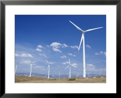Windmills, Tarifa, Costa De La Luz, Cadiz Province, Andalucia (Andalusia), Spain by Marco Simoni Pricing Limited Edition Print image