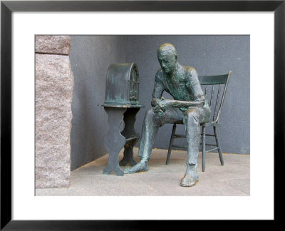 Sculpture At Franklin Delano Roosevelt Memorial, Washington Dc, Usa by Scott T. Smith Pricing Limited Edition Print image