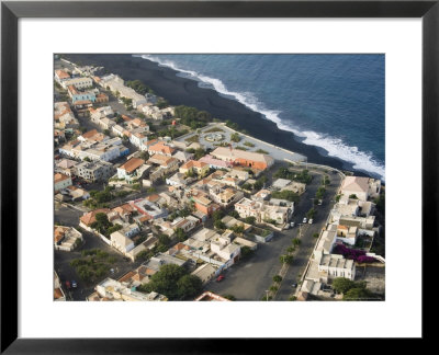Sao Filipe From The Air, Fogo (Fire), Cape Verde Islands, Atlantic Ocean, Africa by Robert Harding Pricing Limited Edition Print image