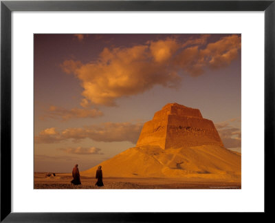 Pyramid Of King Sneferu, Meidum, Old Kingdom, Egypt by Kenneth Garrett Pricing Limited Edition Print image