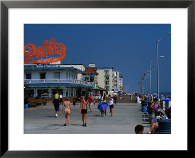 People On Rehoboth Beach Boardwalk by Kraig Lieb Pricing Limited Edition Print image