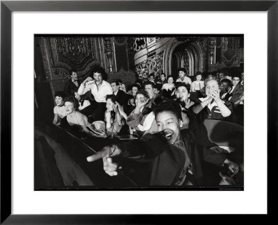 Audience Members Enjoying Alan Freed's Easter Show At Brooklyn Paramount Theater by Walter Sanders Pricing Limited Edition Print image