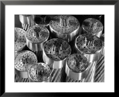 Detail Of Transmission Cables, 6 Core Wires Of Steel Protruding From Bundle Of 60 Aluminum Cables by Margaret Bourke-White Pricing Limited Edition Print image