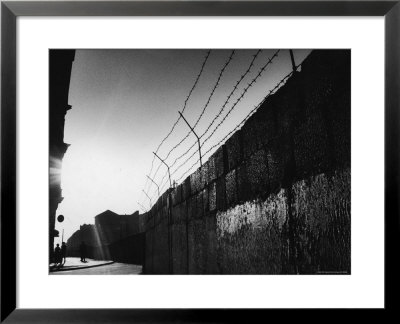 Communist Built Wall Dividing East From West Berlin by Paul Schutzer Pricing Limited Edition Print image