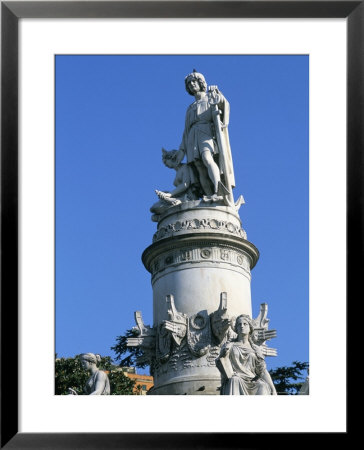 Statue Of Christopher Columbus, Genoa (Genova), Liguria, Italy by Bruno Morandi Pricing Limited Edition Print image