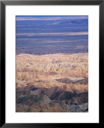 Badlands, Sonoran Desert Landscape, Anza-Borrego Desert State Park, California, Usa by Marco Simoni Pricing Limited Edition Print image