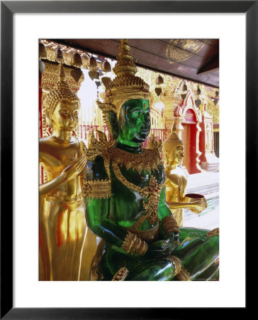 Statues Of The Buddha, Wat Phra That Doi Suthep, Doi Suthep, Chiang Mai, Northern Thailand, Asia by Gavin Hellier Pricing Limited Edition Print image