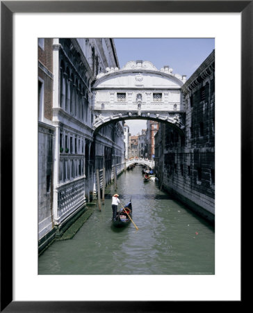 The Bridge Of Sighs, Venice, Unesco World Heritage Site, Veneto, Italy, Europe by Gavin Hellier Pricing Limited Edition Print image