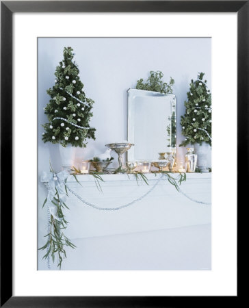 Window Sill Decorated For Christmas by Miki Duisterhof Pricing Limited Edition Print image