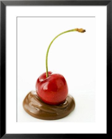 A Cherry On A Blob Of Chocolate Sauce by Greg Elms Pricing Limited Edition Print image
