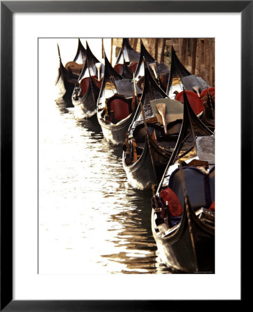 Gondolas, Venice, Italy by Alan Copson Pricing Limited Edition Print image