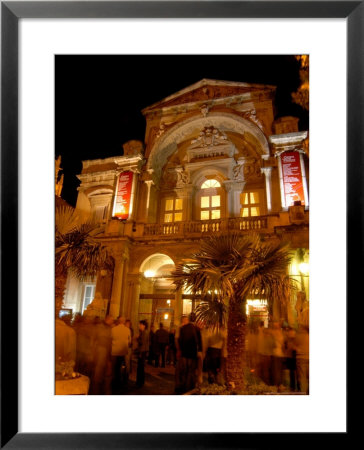 Opera Theatre At Night, Avignon, Provence, France by Lisa S. Engelbrecht Pricing Limited Edition Print image