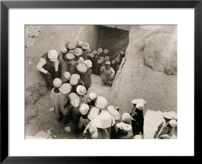 Closing The Tomb Of Tutankhamun, Valley Of The Kings, February 1923 by Harry Burton Pricing Limited Edition Print image
