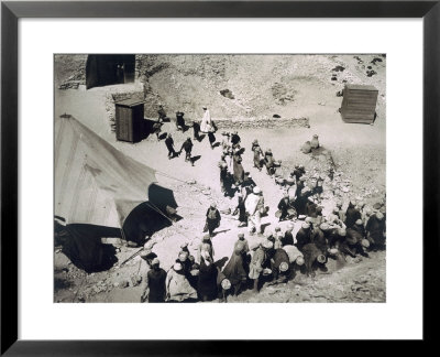 Closing The Tomb Of Tutankhamun, Valley Of The Kings by Harry Burton Pricing Limited Edition Print image