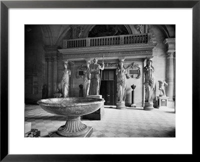 View Of The Caryatids' Tribune In The Louvre Museum, 1897 by Adolphe Giraudon Pricing Limited Edition Print image