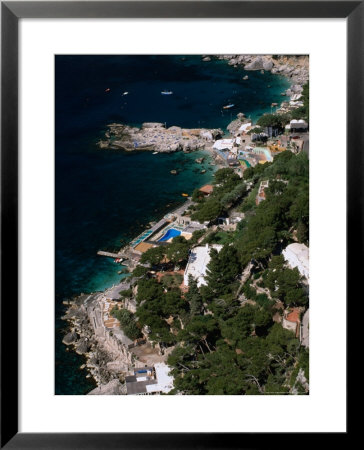 Birds-Eye View Of Piccola Marina, Capri, Italy by Stephen Saks Pricing Limited Edition Print image