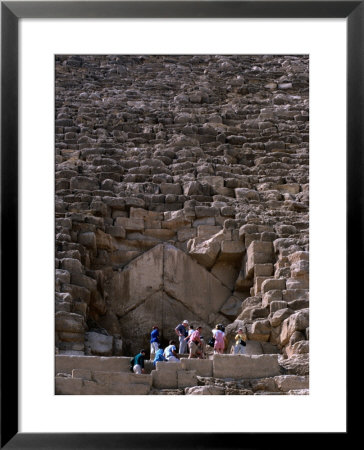 Tourists Entering Shaft Of Pyramid Of Cheops At Giza Cairo, Egypt by Phil Weymouth Pricing Limited Edition Print image