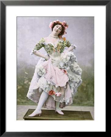 Portrait Of 'La Belle Otero' As Mercedes In Une Fete A Seville, Theatre Marigny, Paris, 1900 by Paul Boyer Pricing Limited Edition Print image