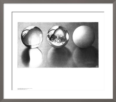 Three Spheres Ii by M. C. Escher Pricing Limited Edition Print image