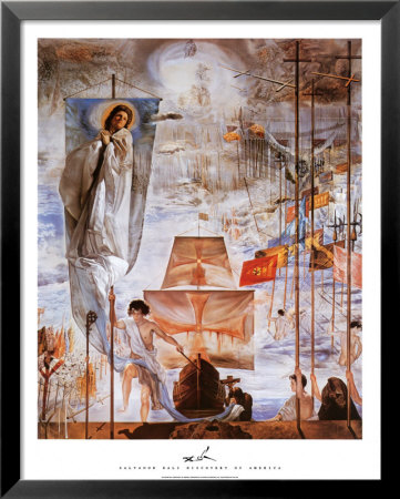 Discovery Of America by Salvador Dalí Pricing Limited Edition Print image