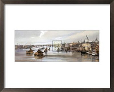 Blackfriars From Southwark Bridge by Thomas Shotter Boys Pricing Limited Edition Print image
