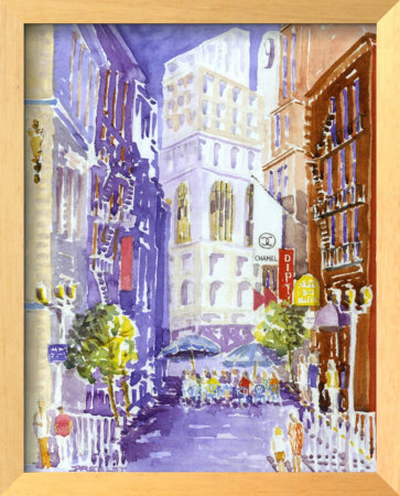 Maiden Lane, San Francisco, Ca by J. Presley Pricing Limited Edition Print image
