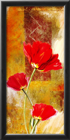 Three Tulips by Yvonne Dulac Pricing Limited Edition Print image