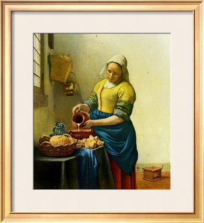 The Milkmaid, C.1658-1660 by Jan Vermeer Pricing Limited Edition Print image