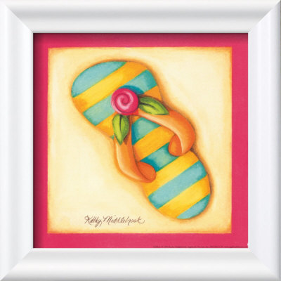 Pink Flip Flop Ii by Kathy Middlebrook Pricing Limited Edition Print image