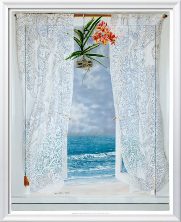Open Curtains by Lynn Fecteau Pricing Limited Edition Print image