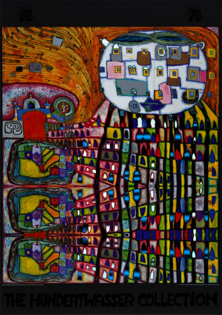 House Cat, The Cat Of Atlantis by Friedensreich Hundertwasser Pricing Limited Edition Print image