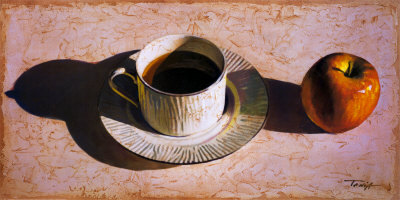 Coffee And An Apple by Tania Darashkevich Pricing Limited Edition Print image