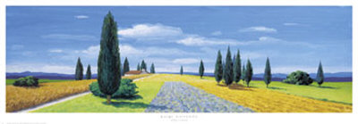 Cipressi by Luigi Garlenda Pricing Limited Edition Print image