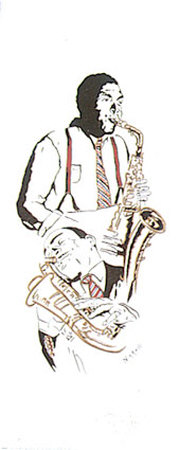 Jazz Ii by Jonnie Chardonn Pricing Limited Edition Print image