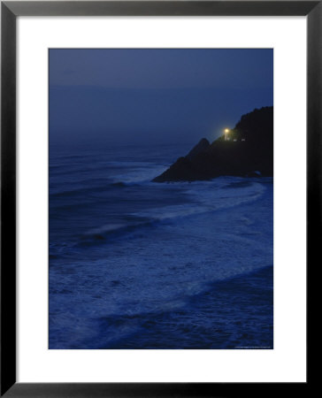 Hecata Head Lighthouse At Dusk by Tom Dietrich Pricing Limited Edition Print image