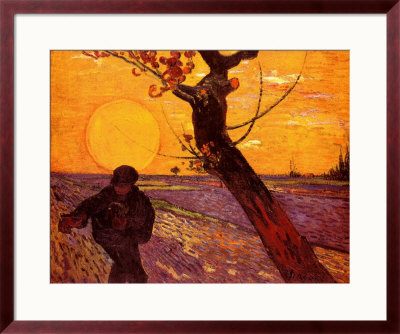 Farmer At Sunset by Vincent Van Gogh Pricing Limited Edition Print image