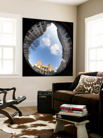 St. Paul's Cathedral, London, England (Fisheye View) by Jon Arnold Pricing Limited Edition Print image