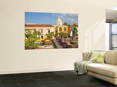 Colombia, Bolivar, Cartagena De Indias, Plaza Santa Teresa, Hotel Charleston Cartagena by Jane Sweeney Pricing Limited Edition Print image