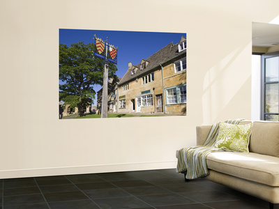 England, Gloustershire, Cotswolds, Chipping Campden, Heraldic Town Sign by Steve Vidler Pricing Limited Edition Print image